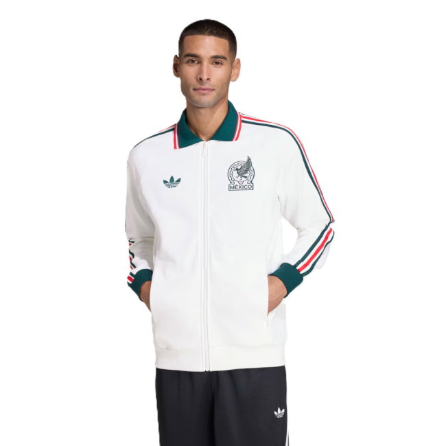 2026-2027 Mexico Away OG Jacket (White)-SoccerKits Hub | Buy Soccer Jerseys Online
